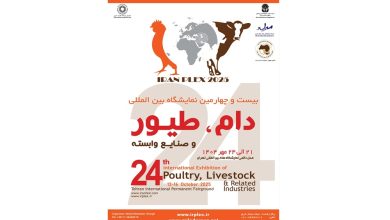 رشد مشارکت در نمایشگاه دام و طیور
